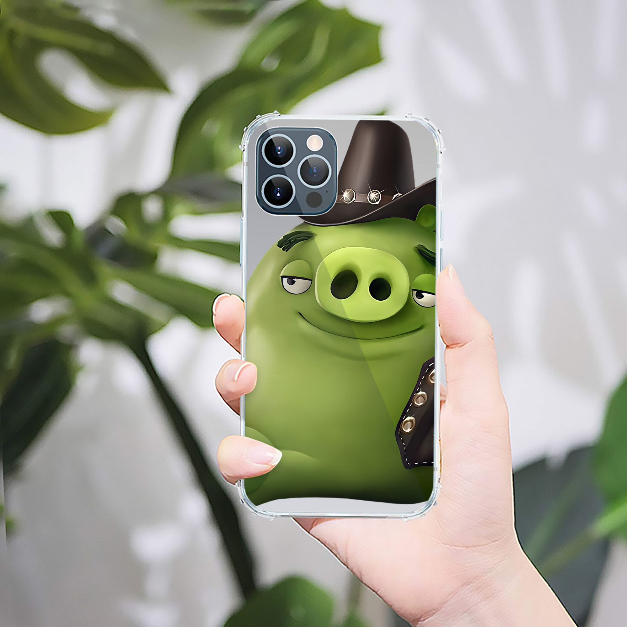 （画像用） Angry Birds アングリーバード 【iPhone 12シリーズ対応】透明スマホケース（クリアソフトケース）